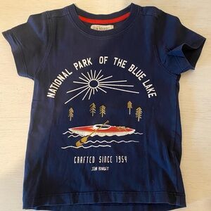 Jean Bourget Kids Blue Graphic T-Shirt